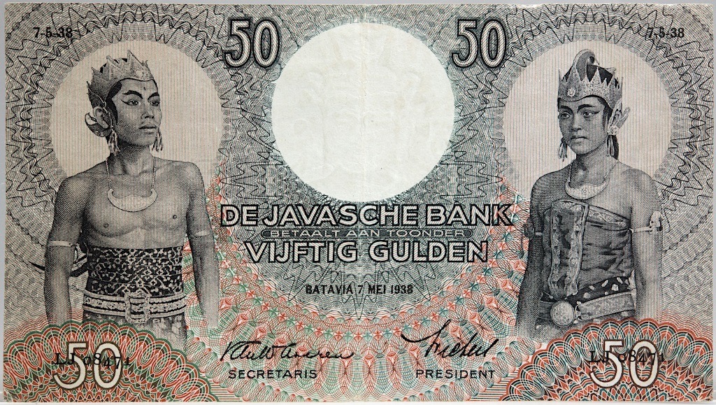 Banknotes of the Javasche Bank – Art Deco Bali blog